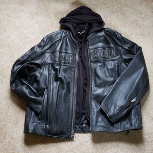 Harley-Davidson Leather Jacket - Men's; 3XL
